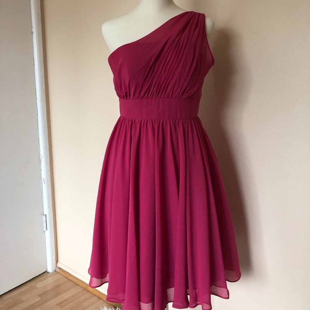 Pretty Maids Magenta Bridesmaid Dress